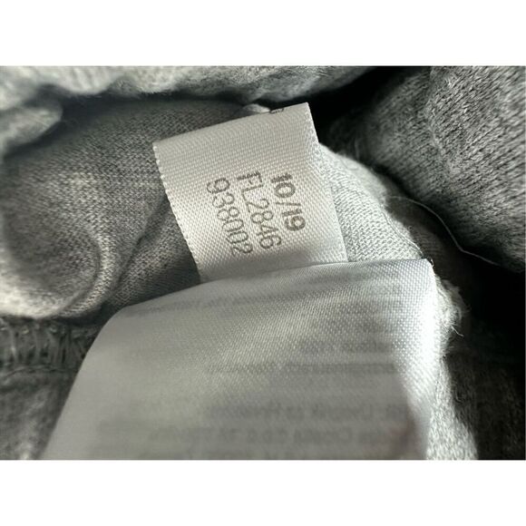 Adidas Stella McCartney Women’s Gray Sweat Capri Pants Sz M Logo Pockets Cotton - Picture 11 of 16